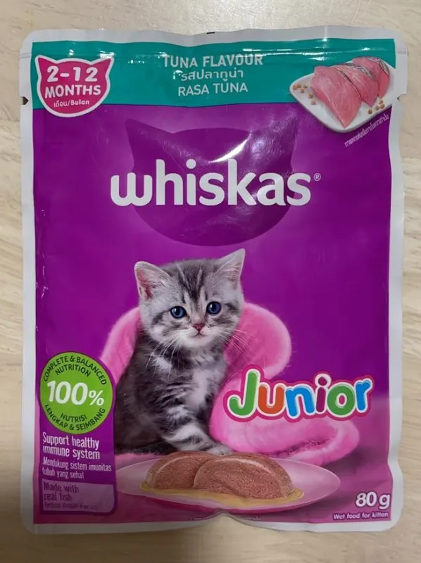 Whiskas Junior Tuna Flavour (80g)